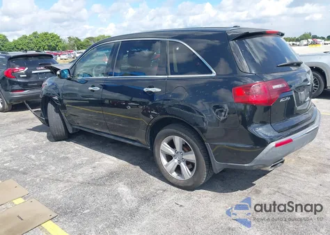 2012 Acura Mdx Technology Package z USA, uszkodzony, nr VIN 2HNYD2H33CH544522